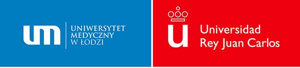 UMED Łódź i Rey Juan Carlos - loga